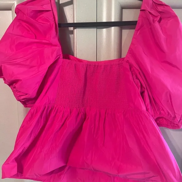 Lilly Pulitzer plume hot pink top - Picture 15 of 16